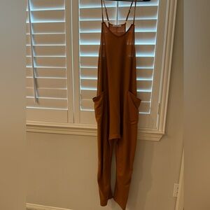 NWOT Brown Jumpsuit